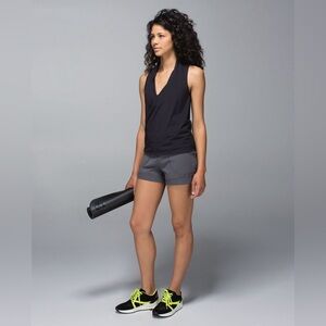 Lululemon Athletica Rollin’ With My Om’ies Black Tank Size 8 NWT